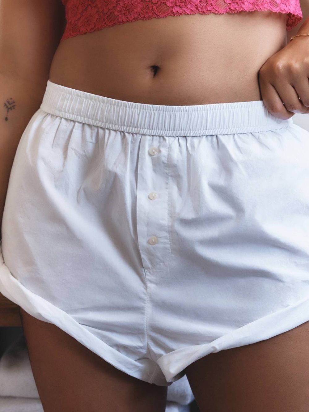 The Wren Boxer Shorts by Anthropologie: Rolled Edition Size XXS
